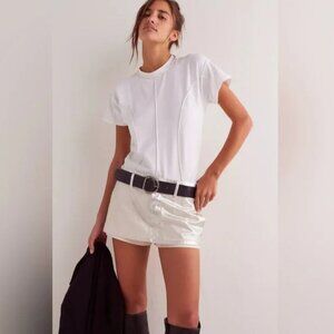 We The Free White Skort